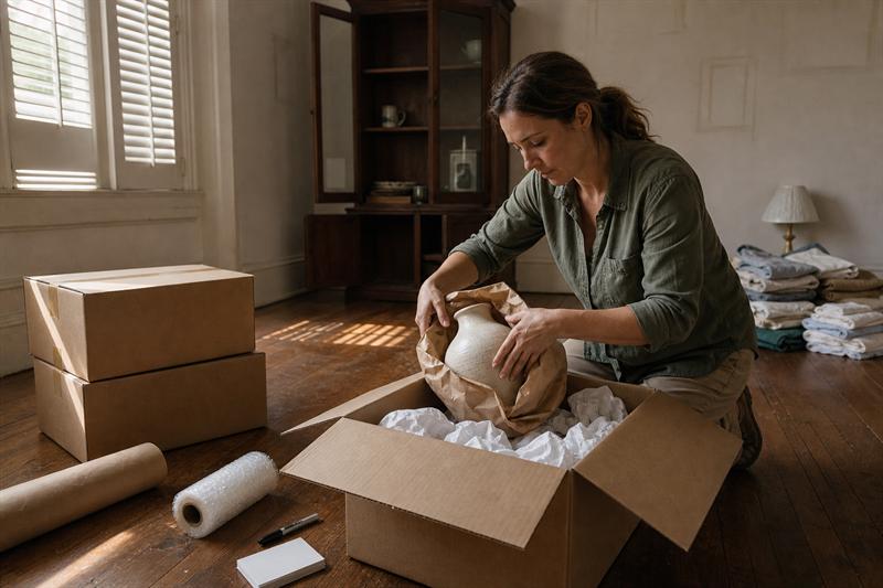 How to Prepare Items for Storage Before a Move